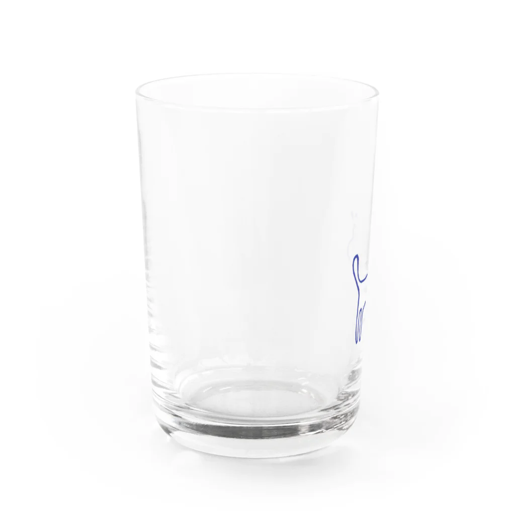 439_だったり沢蟹だったりのエサをねだるネコ Water Glass :left