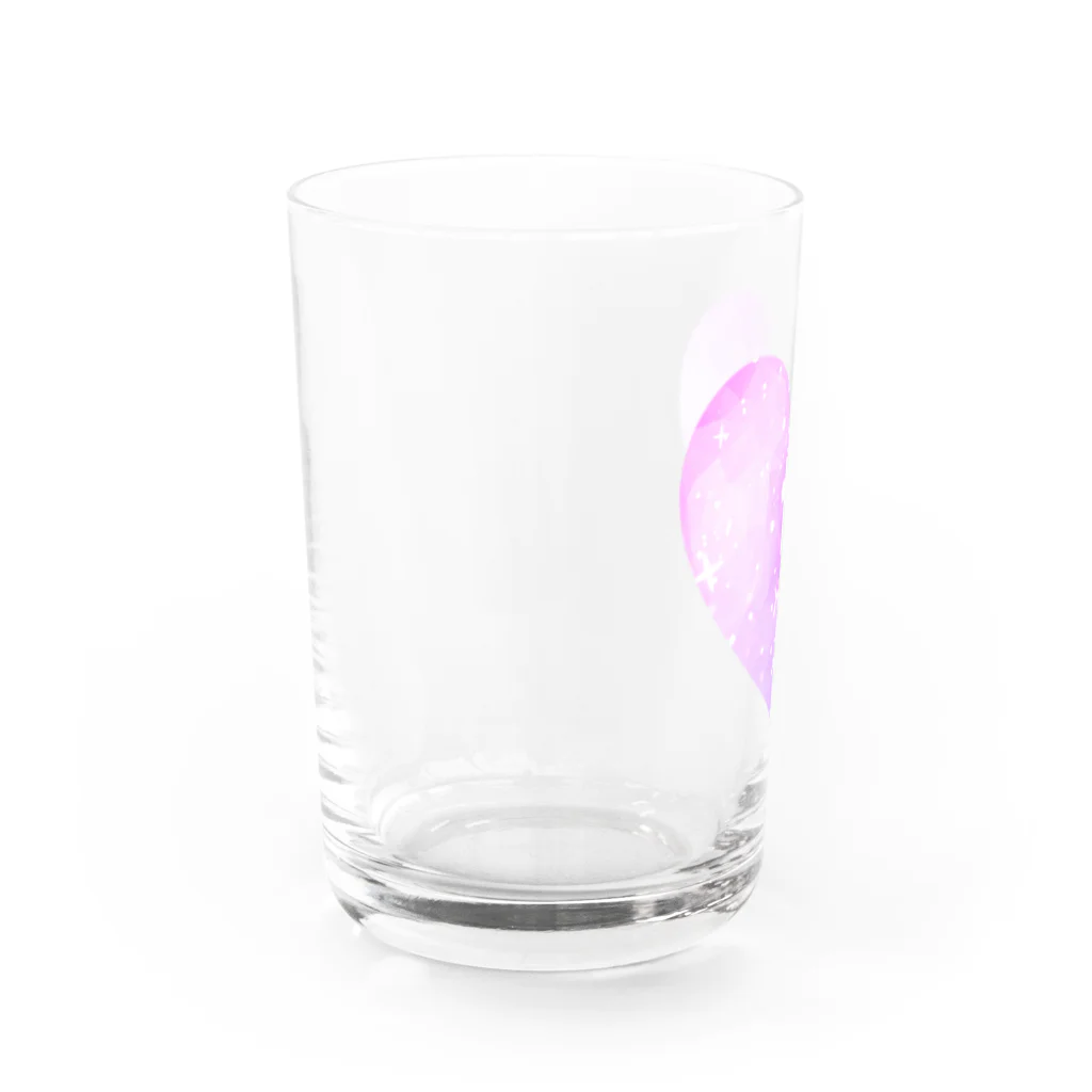 かわいいもののおみせ　いそぎんちゃくのゆめかわハート Water Glass :left