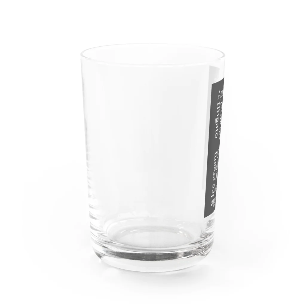 ぷぅどるのsweets Water Glass :left