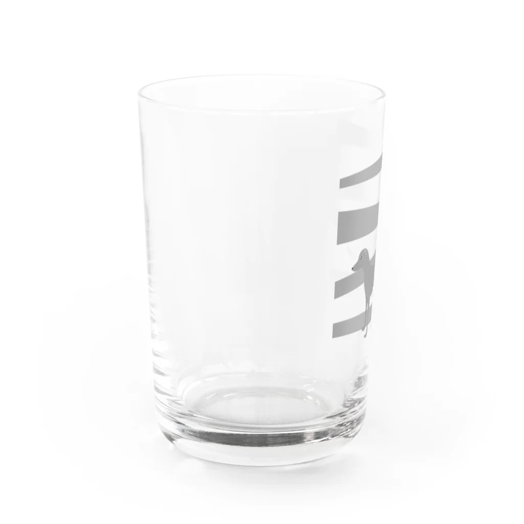 ふうふうたかのイタリアン・グレーハウンド Water Glass :left