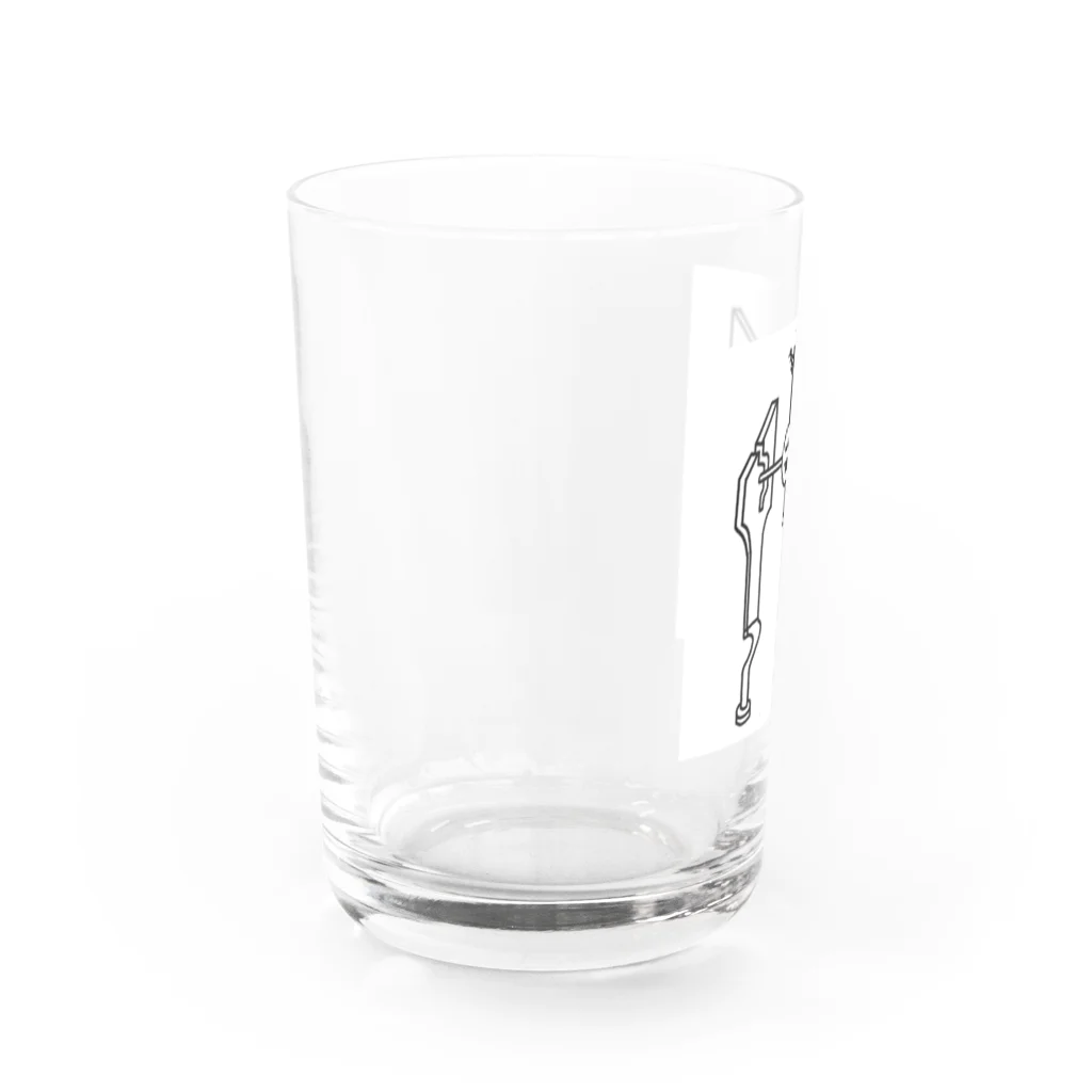 換気扇ウサギのニソクホコウ02 Water Glass :left