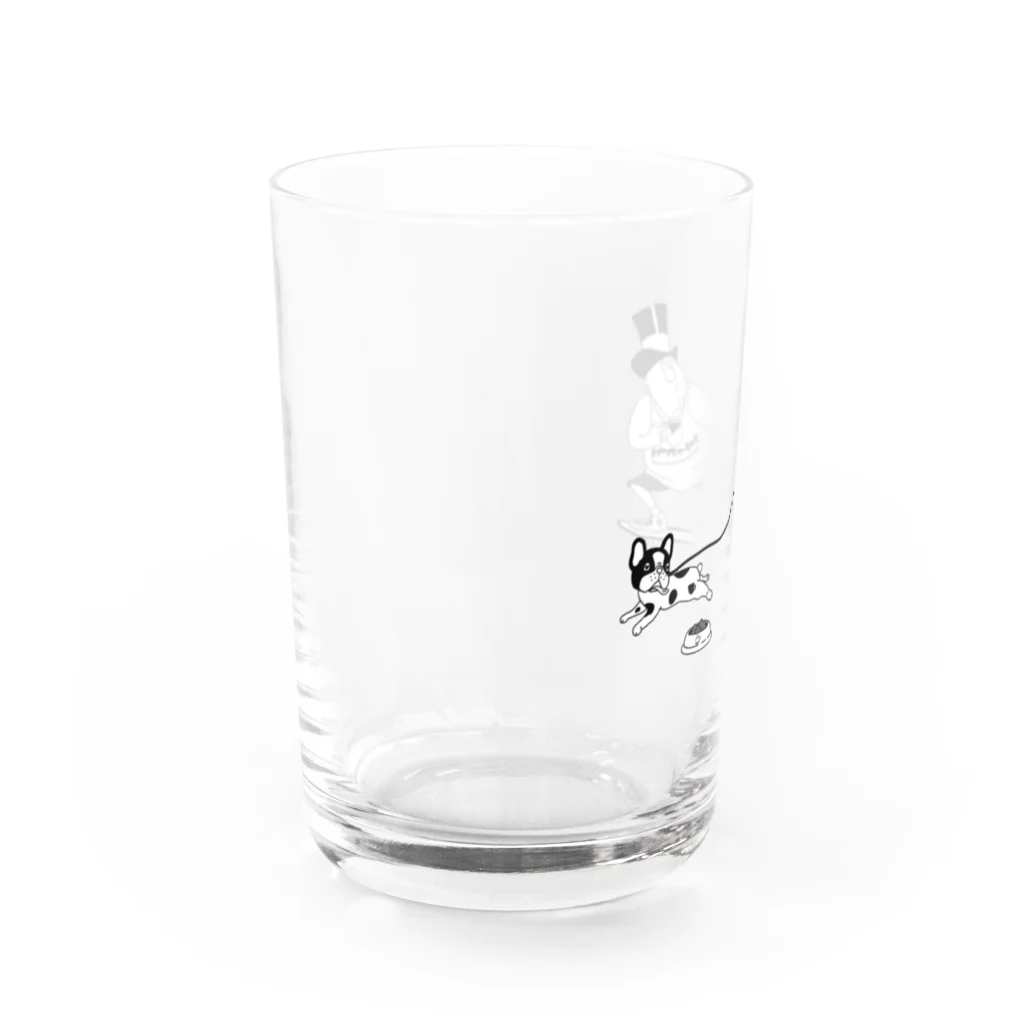 TANOSHINDAMONGACHI のゴートゥカフェ　お散歩 Water Glass :left