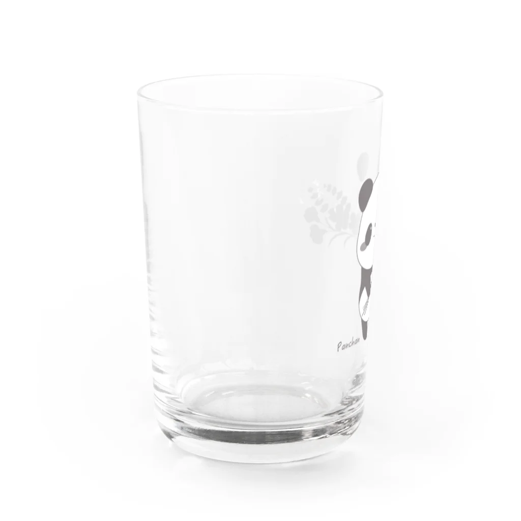 aiart aimiのレトロパンダちゃんとブーケ Water Glass :left