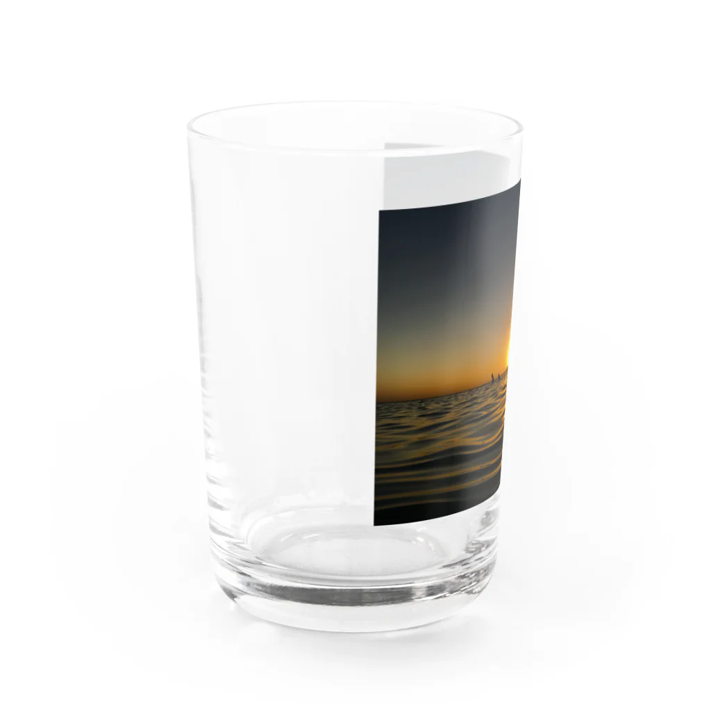 botanical museumの夕陽 Water Glass :left