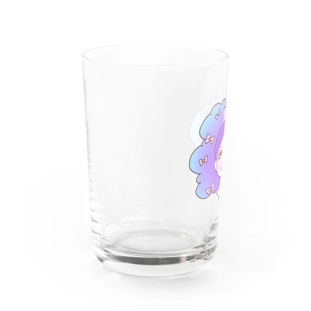 盲目百貨店のリボンちゃん Water Glass :left