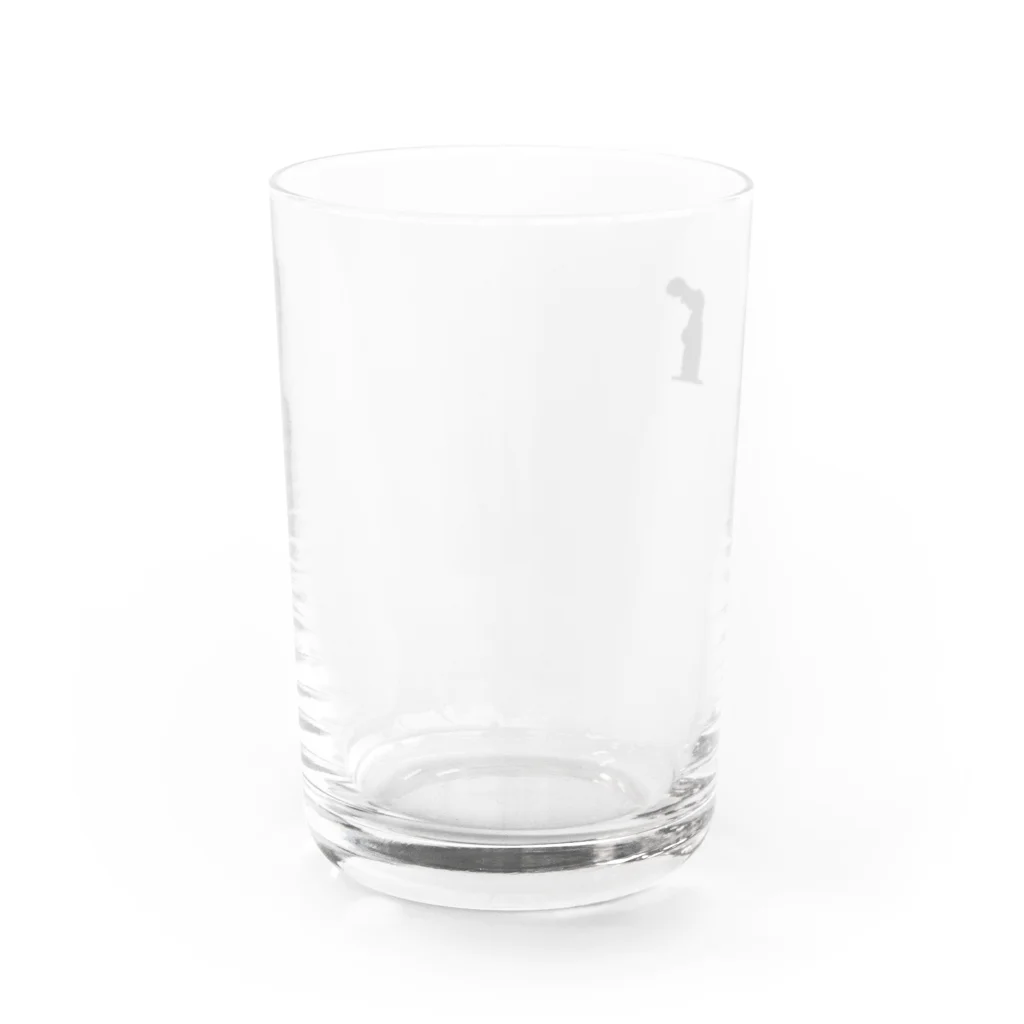 puikkoのサモトラケのニケ（ワンポイント　黒） グラス左面