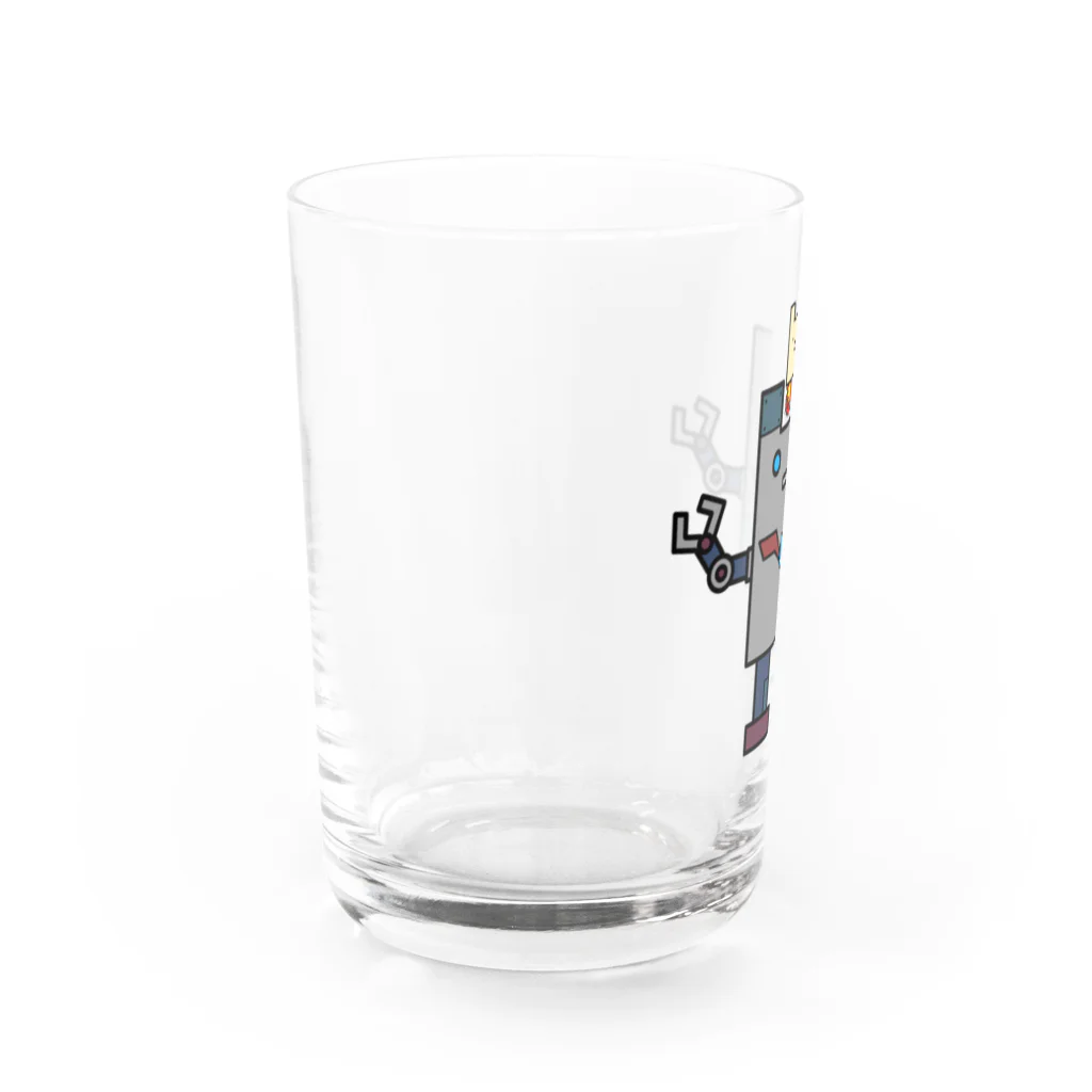 2Dうさぎの2Dうさぎ ロボ Water Glass :left