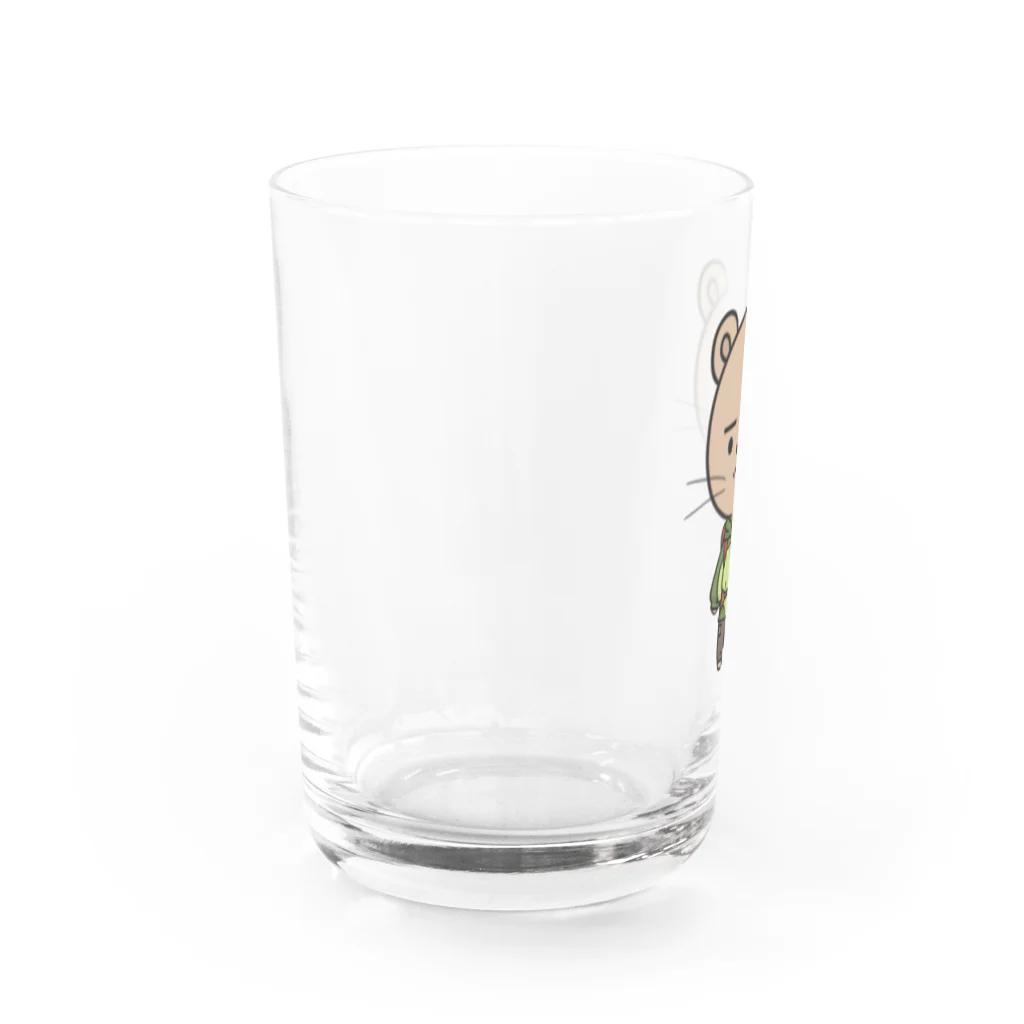 FreeStyleのクマさんキャンパー Water Glass :left