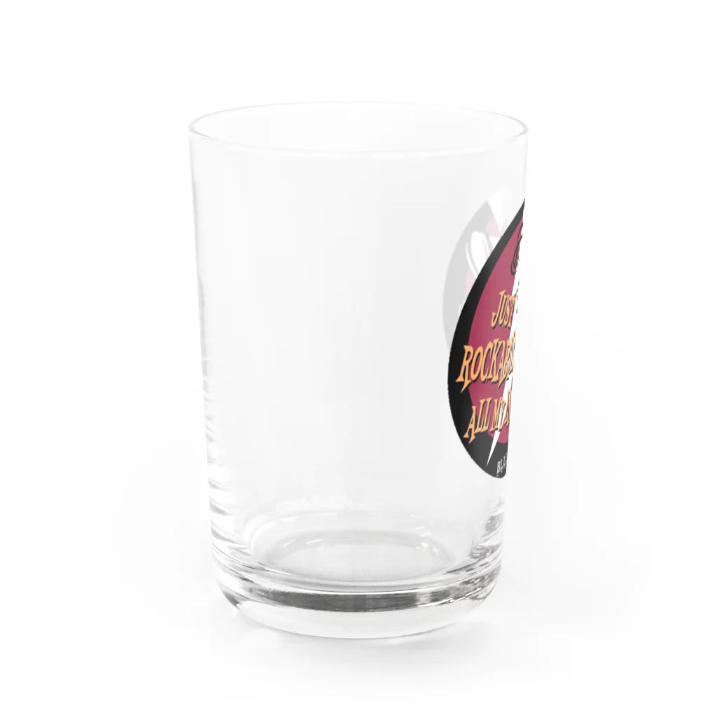 Rockabilly_Mのビリー諸川JUST ROCKABILLY ALL MY LIFE Water Glass :left