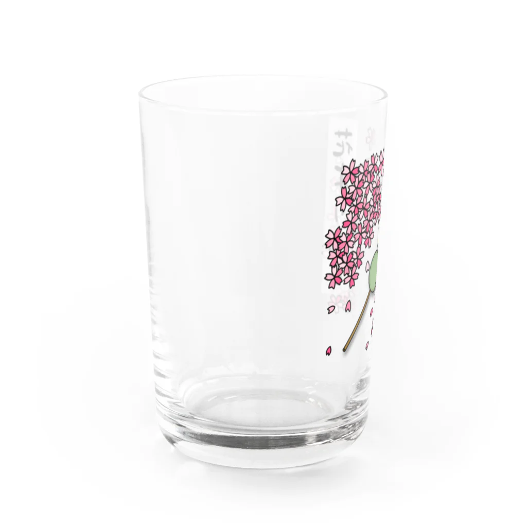 麦畑の花より団子 Water Glass :left