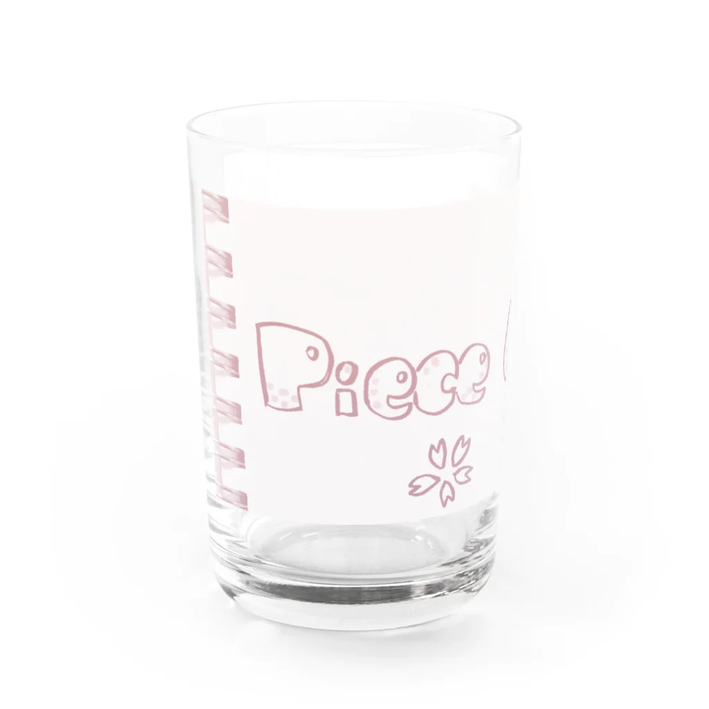 青い鳥の桜 Water Glass :left