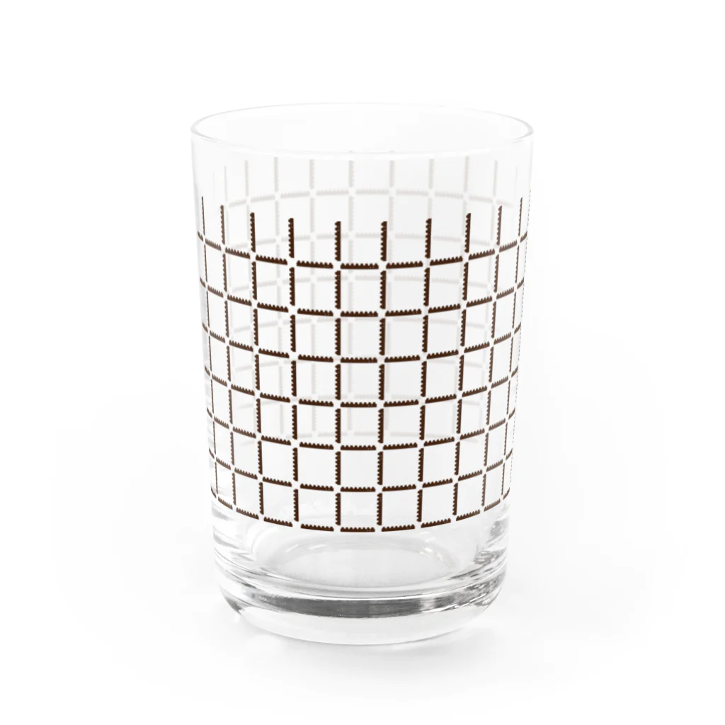 新商品PTオリジナルショップのラックレール（格子模様） カップ・グラス Water Glass :left