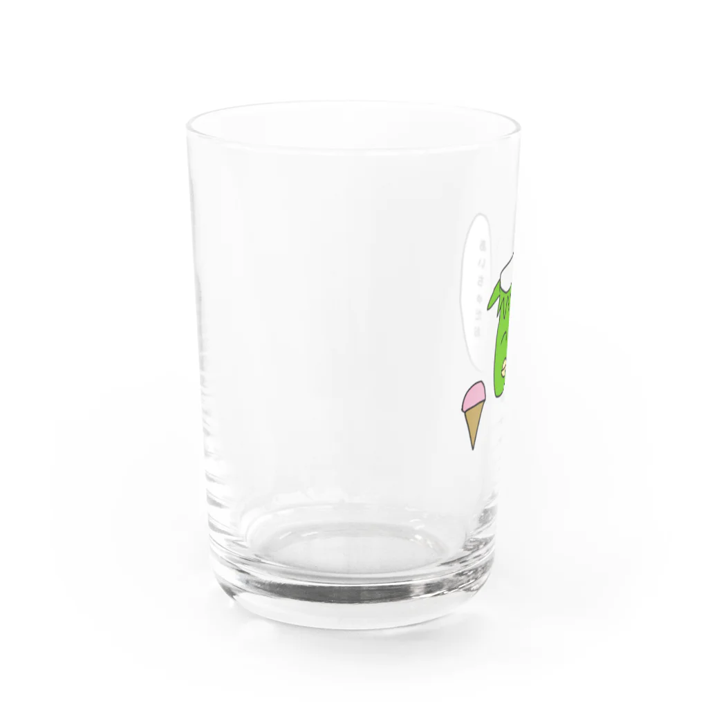 闘技場の仲間たち公式アカウントのカッパのマーくん Water Glass :left