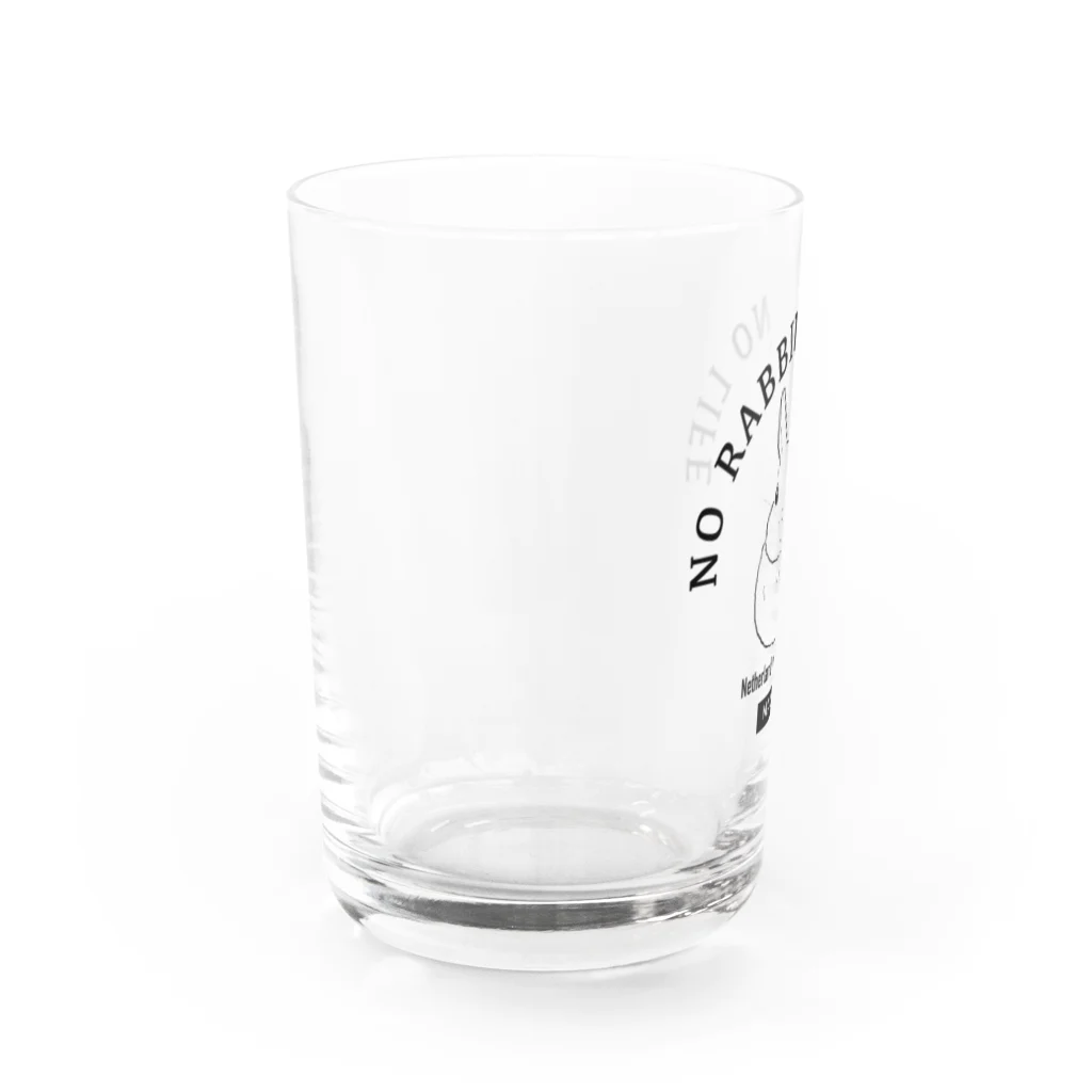 くろまるうさぎ-Kuromaru usagiのNetherland dwarf rabbit Maru Water Glass :left