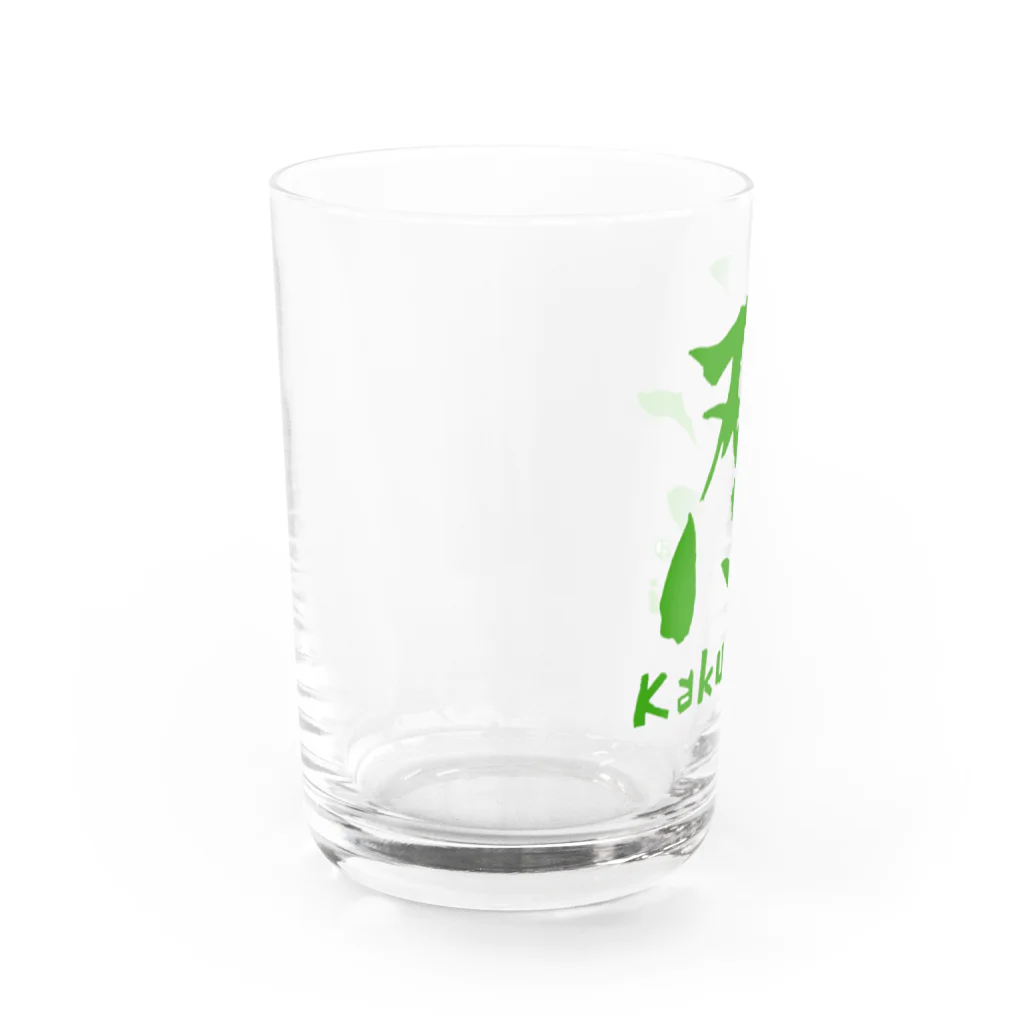 　（GNSブランド）nani72.com　GREENS　なになにアザラシ　忍ショップの忍アザラシ Water Glass :left