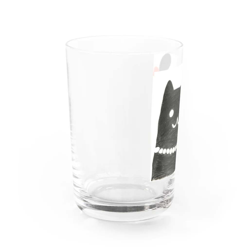 lottyのどこへでもいくファニーキャット Water Glass :left