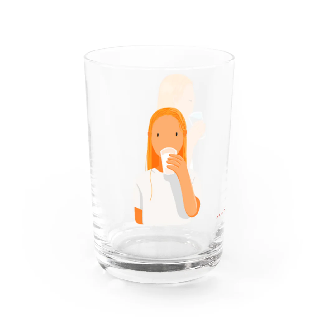 MRSN ILLUSTRATIONのDRINK Water Glass :left