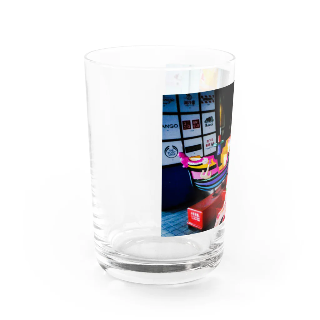 ぱらいそ洋品店の台湾街角チープ乗り物グラス Water Glass :left