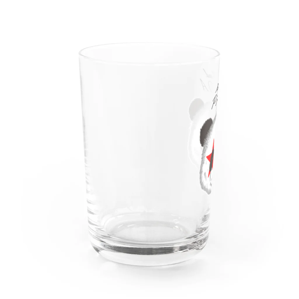 田中ザビエル世界のどうぶつのメタルヘッドパンダ Water Glass :left