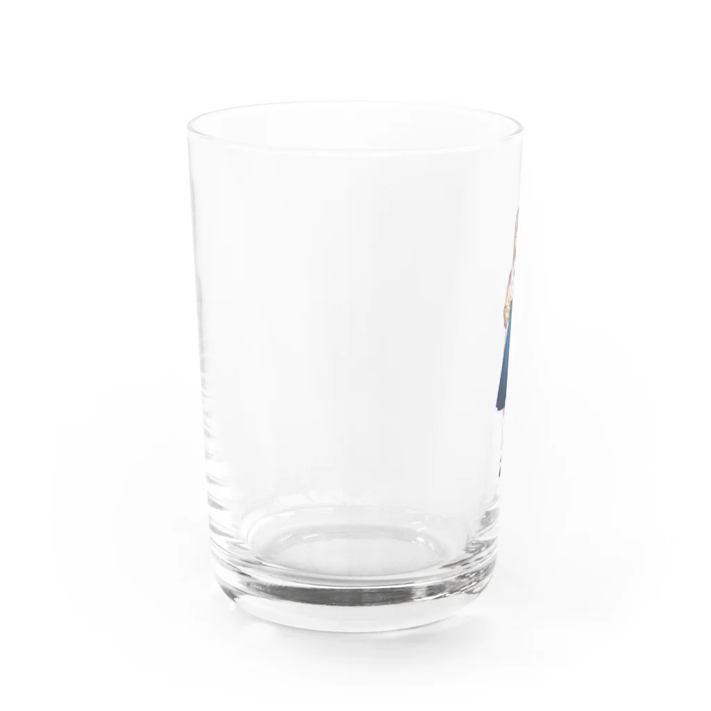 未宵エレナ と なぞのねこのmayoielena Water Glass :left