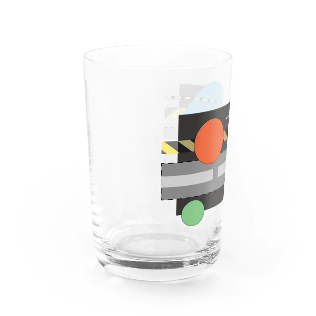 みっきーの　点線と破線 Water Glass :left