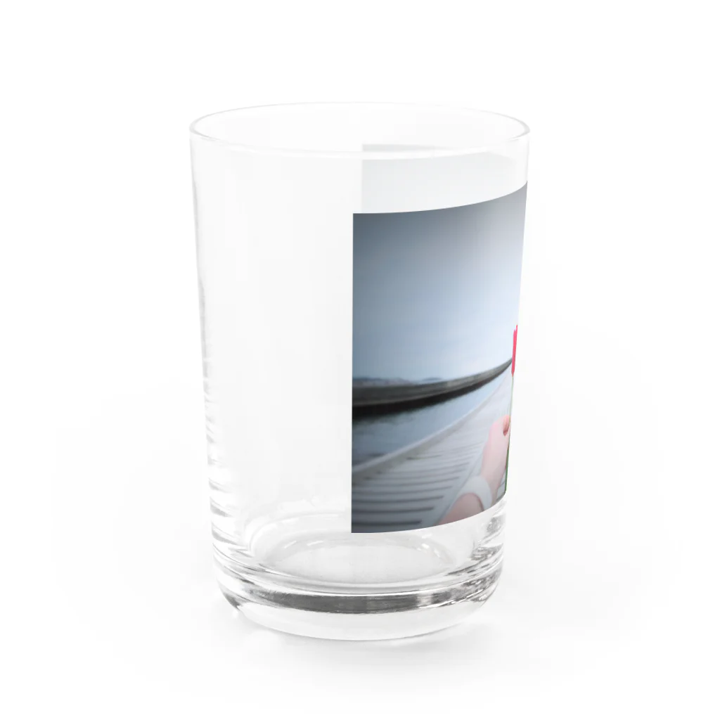 K-sampoのガラスのチューリップ（グラス） Water Glass :left