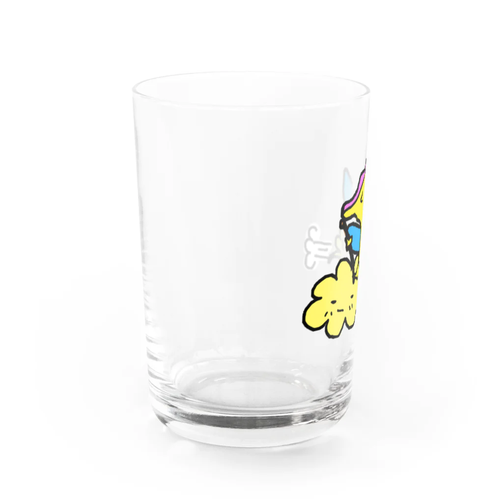 erichandmade × eric_joy_の筋斗雲プテラノドンくん Water Glass :left