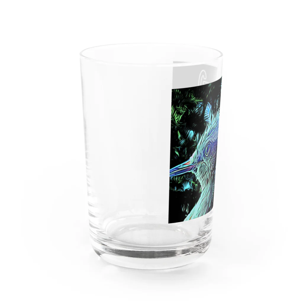 PuPuLandのpupuland×ヒヨドリ Water Glass :left