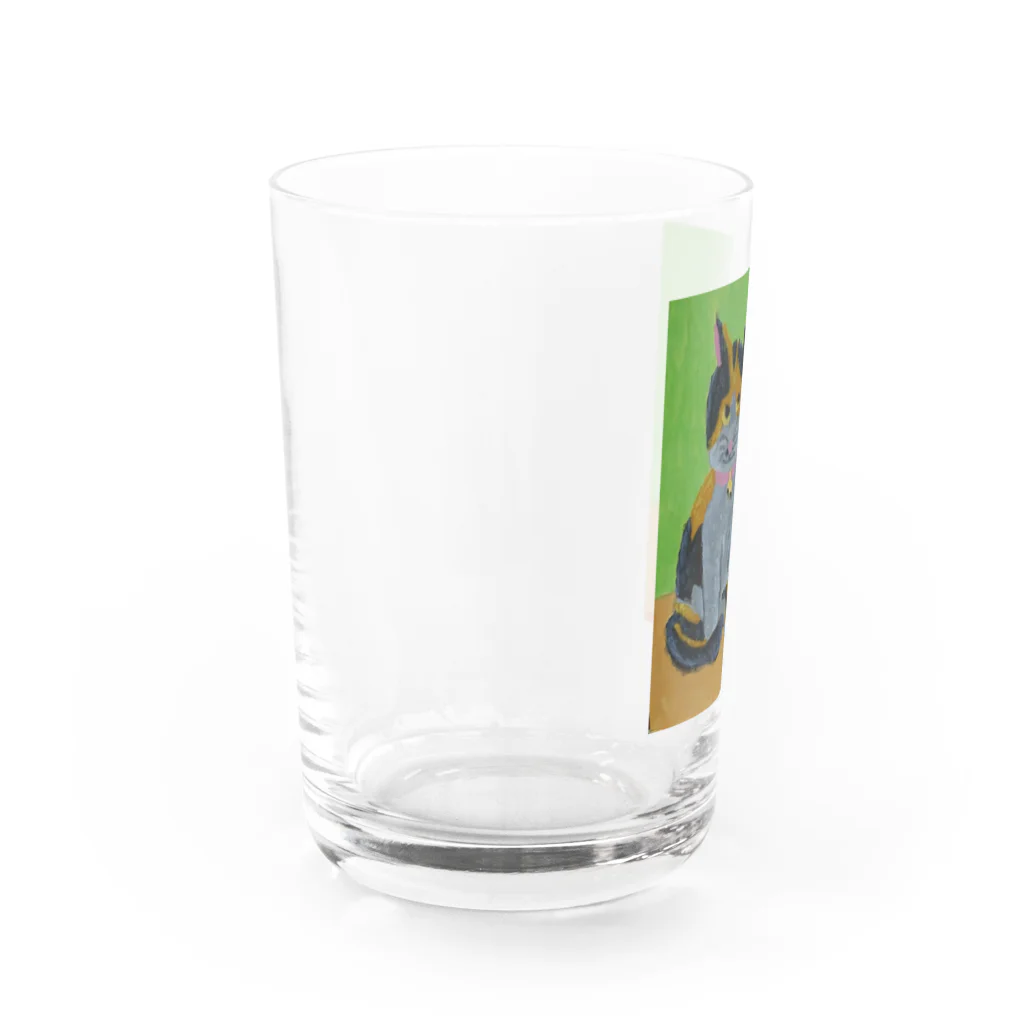 kammosquitoの三毛猫タマちゃん Water Glass :left