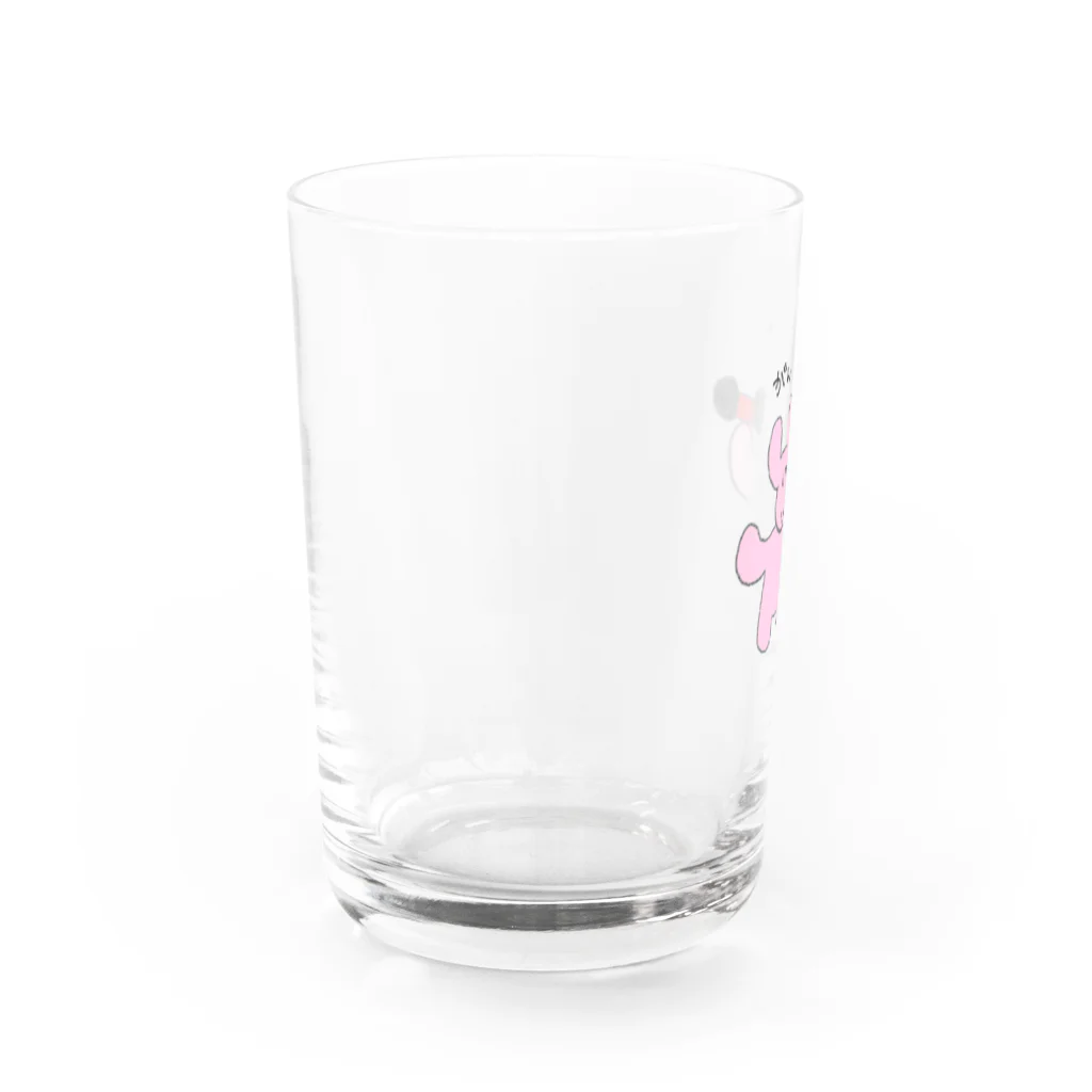 ハヤカワのがんばるぞ Water Glass :left