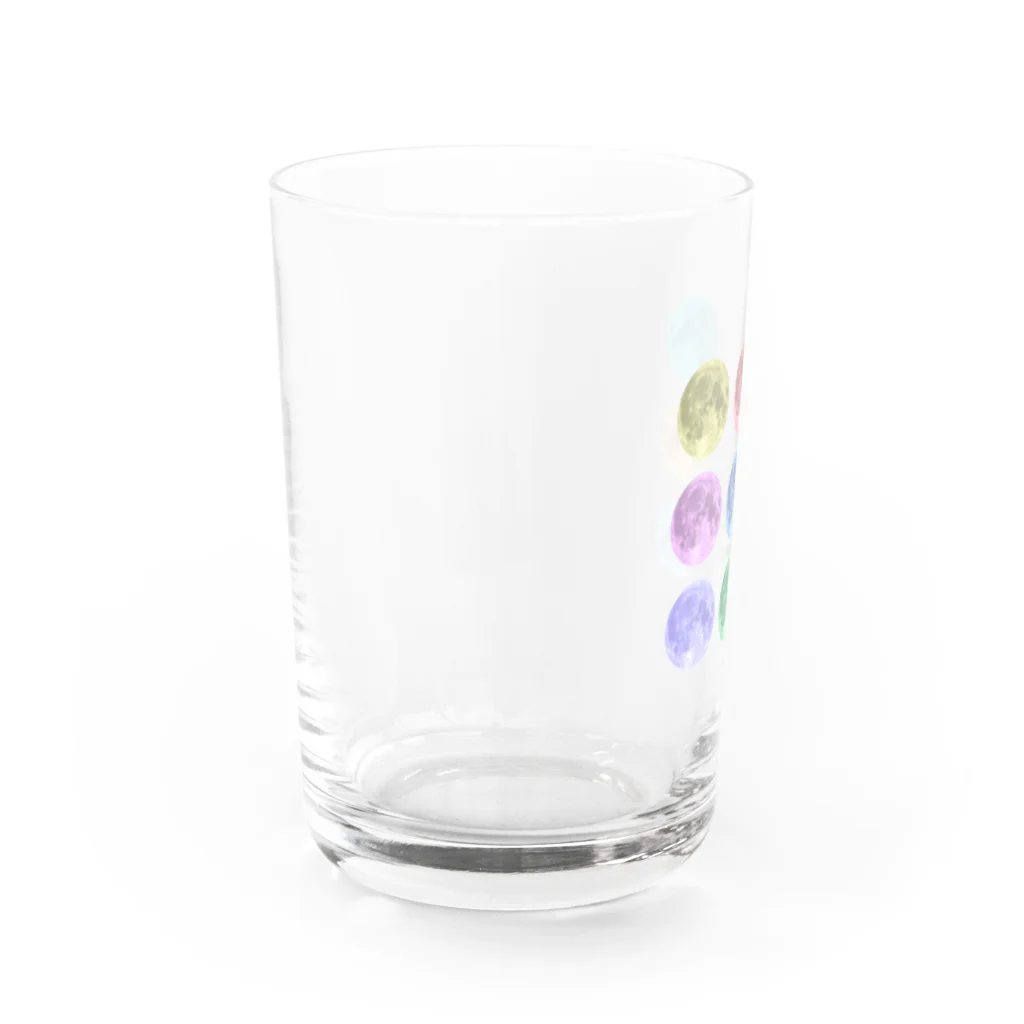 TANUKIのカラフルmoon Water Glass :left