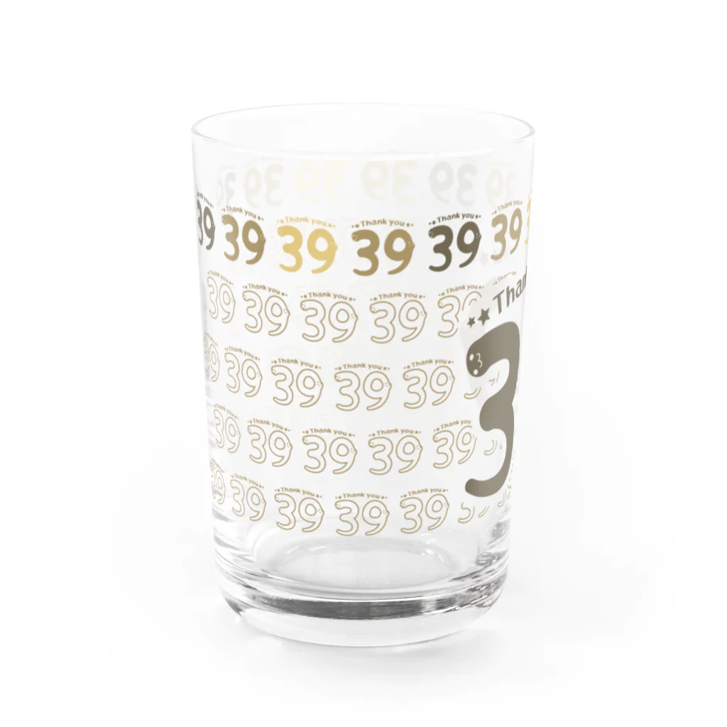 イラスト MONYAAT のCT118 サンキュー39*Thank you*Dbg Water Glass :left