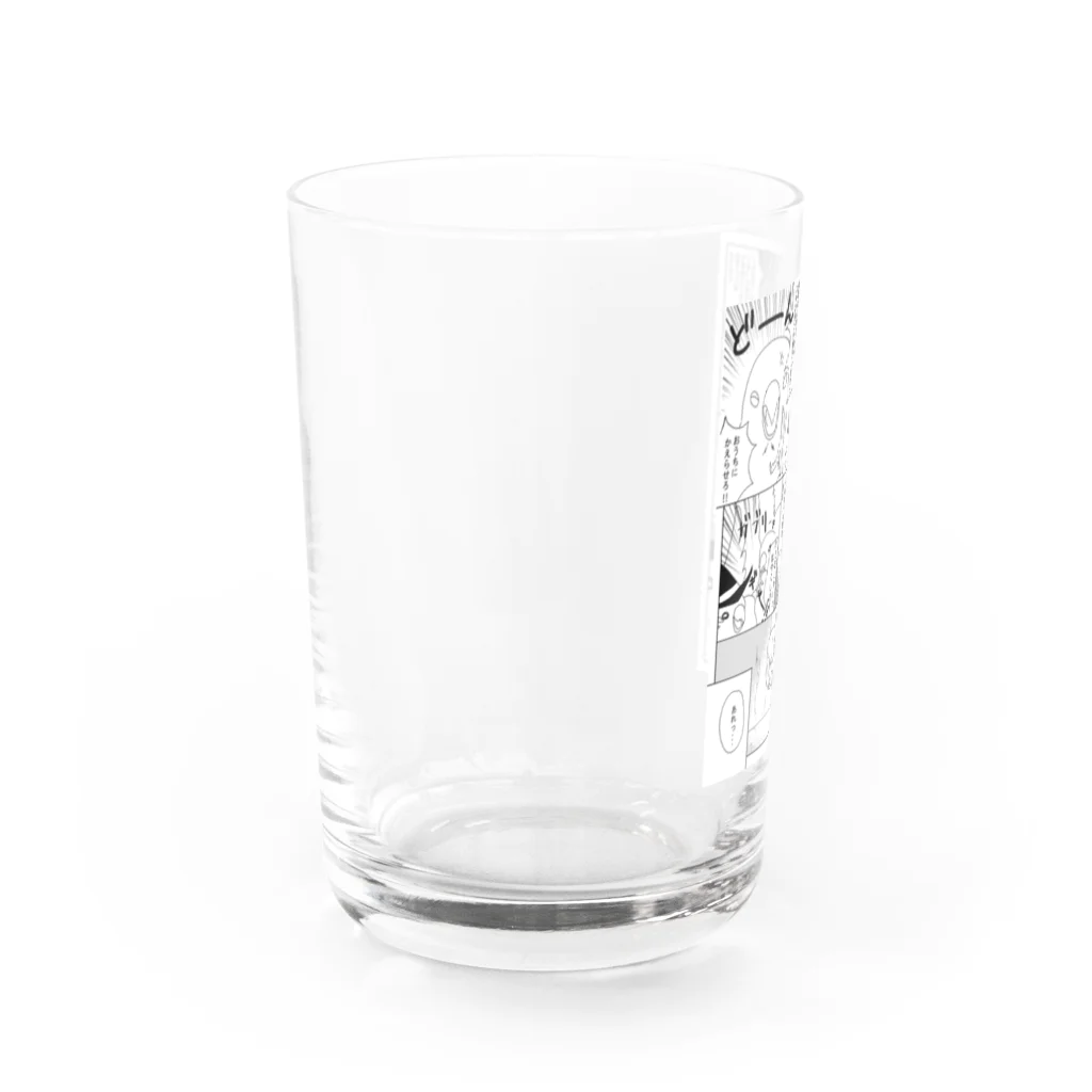 インコグッズのお店　ラブバード亭の花丸の冒険　コミック柄 Water Glass :left
