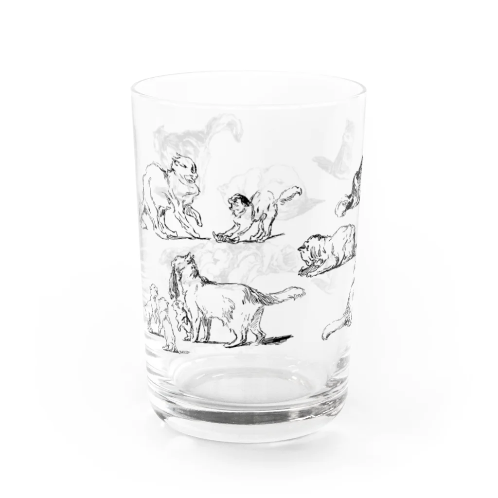 古書　天牛書店のスタンランのねこ＜アンティーク・イラスト＞ Water Glass :left