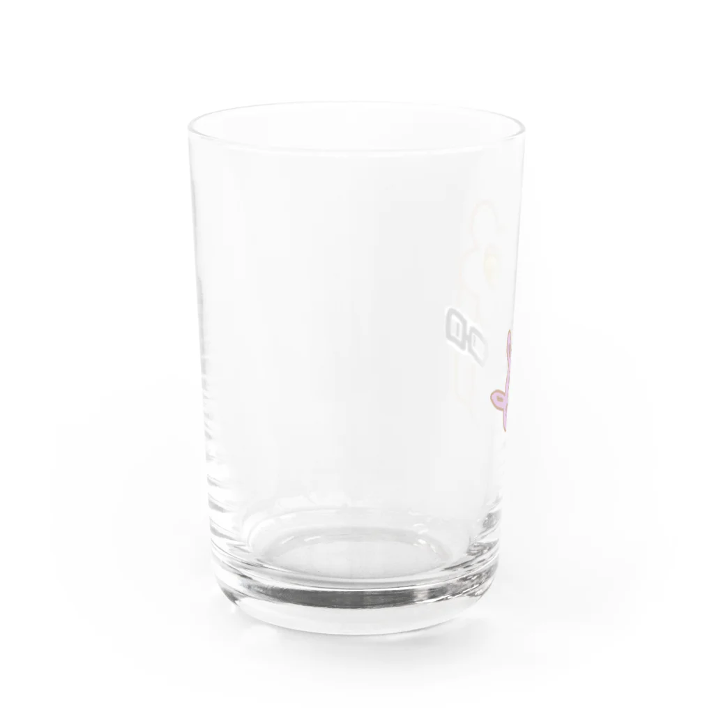 てんてんのおみせのちくわぶと楽しい仲間たち Water Glass :left