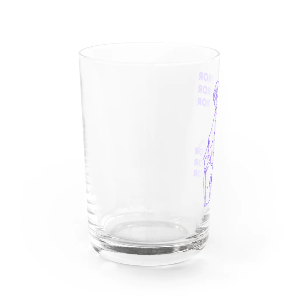 nasuiの顔バレ(？)コーンくん Water Glass :left