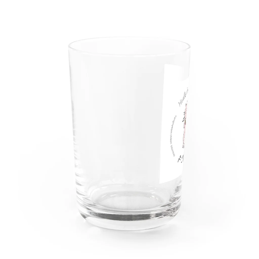 ぺごぱ猫のグッズのぺごぱネコ Water Glass :left