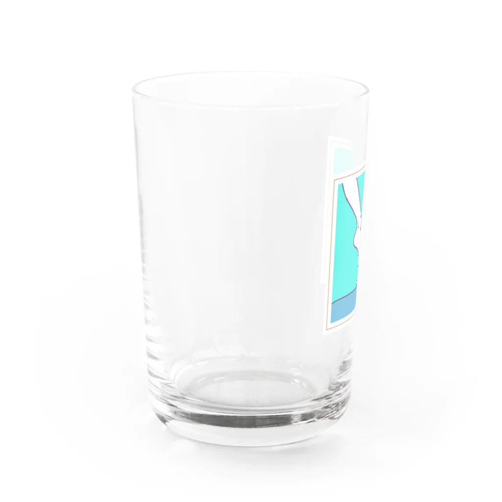 ににの店のThis is a moist place Water Glass :left