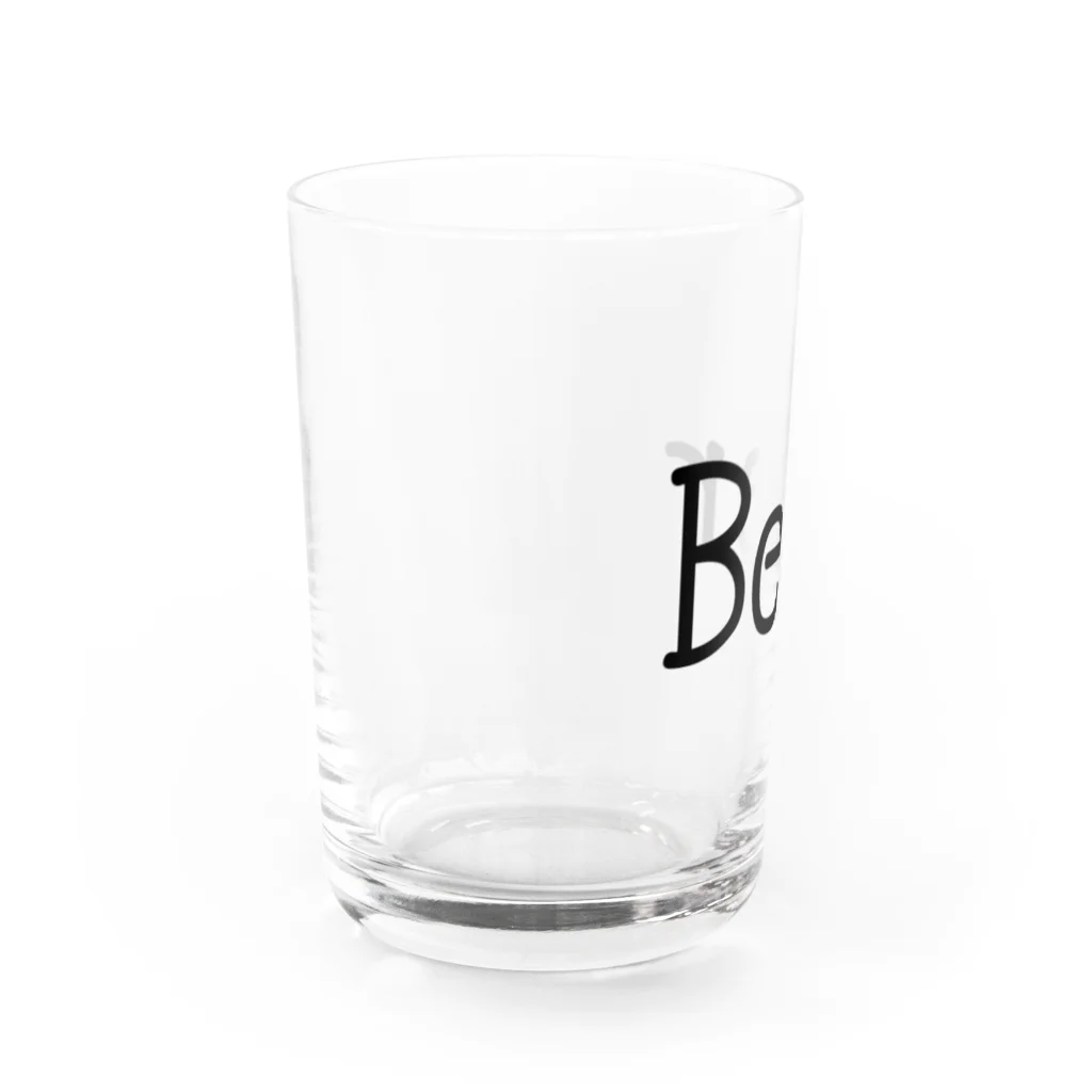 餃子屋のビール Water Glass :left