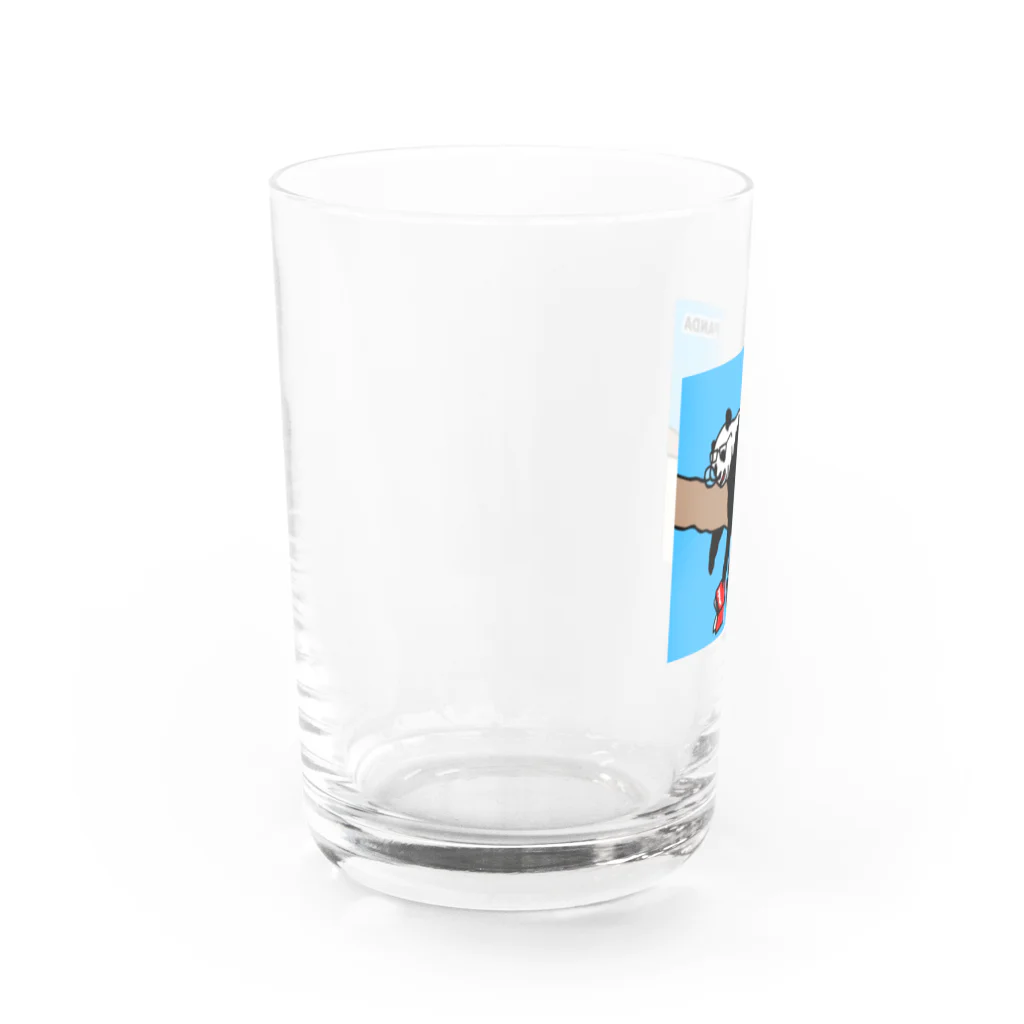 ひろりん星人のインテリパンダ Water Glass :left