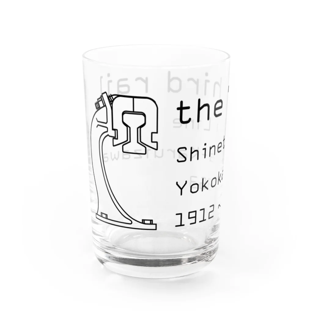 新商品PTオリジナルショップの第三軌条（the Third rail） Water Glass :left