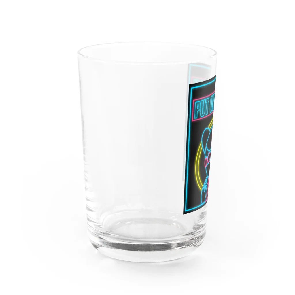 中華呪術堂（チャイナマジックホール）の【NEON】PUT ON A MASK(戴上口罩吧)  Water Glass :left