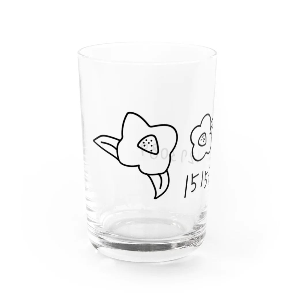 move! izuoshima（伊豆大島）のmove! izuoshima ポケベル黒 Water Glass :left