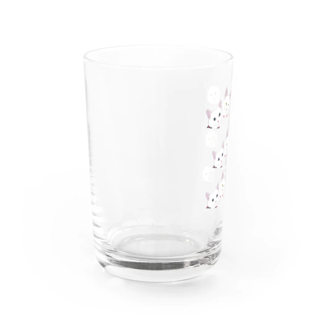 小鳥と映画館の碧&琥珀 フェイス Water Glass :left