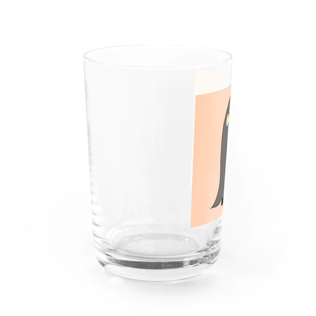 モユズの歯磨きペンギン　コップ　ピンク Water Glass :left