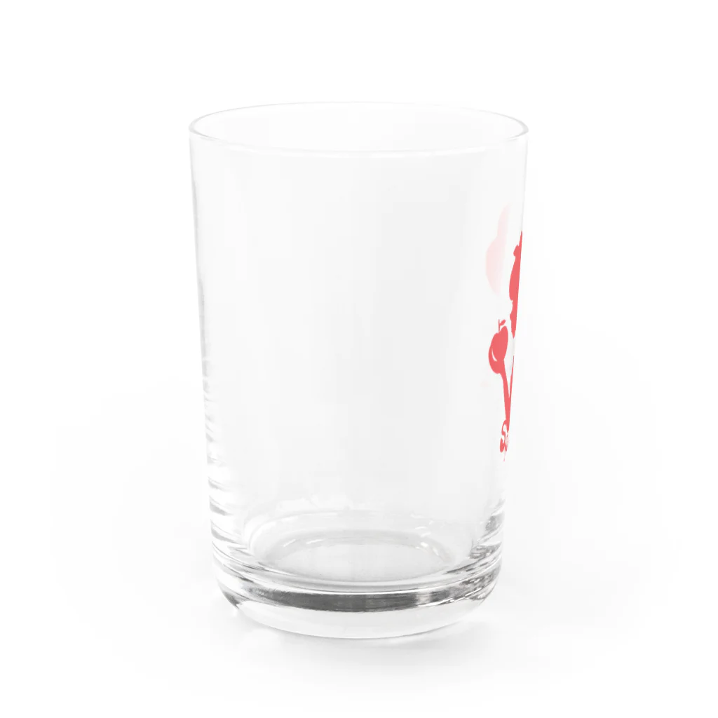 スパカリショップの白雪姫シルエットグッズ Water Glass :left