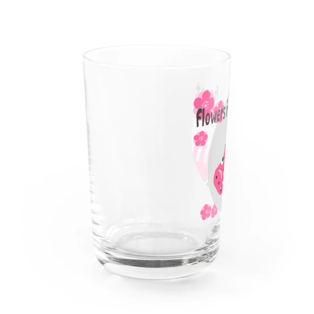 SU-KUの心に花を Water Glass :left