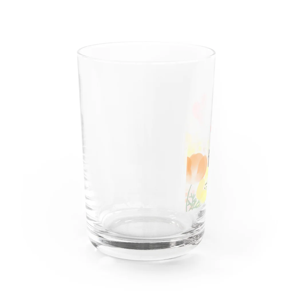 黒豆堂の春風 Water Glass :left