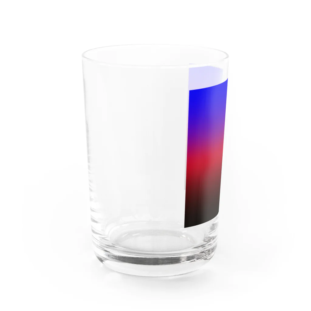 ぽぬぞぬのグラデーション　プライドフラッグ　ポリアモリ Water Glass :left