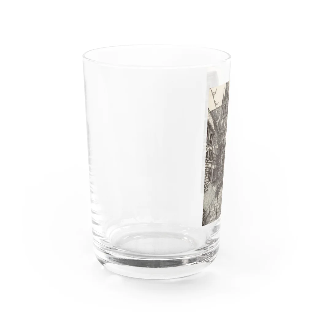 ヤマムーの欧風街角風景 Water Glass :left